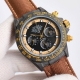 Sj出品 1130 新品 劳力士 Rolex-X43 宇宙计时迪通拿系列之碳纤维定制版，腕表不仅佩戴轻便，外表坚硬。且每一只腕表都拥有独一无二的碳纤花纹材质。