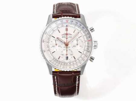 Bls出品：百年灵全新航空计时腕表 Navitimer 问世70周年，百年灵以大胆色彩焕新演绎经典腕表。尺寸43Mm，迭代款无疑是地道的航空计时腕表，带有环形飞 - 点击图像关闭
