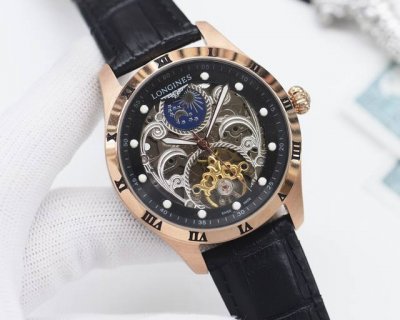 尊享价 品牌 浪琴-Longines 类型 男士腕表 壳套 顶级版316精钢l 表带 进口小牛皮表带 机芯 全自动机械机芯 镜面 矿物质防刮镜面玻璃 尺寸 直径