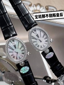 白壳 .金色 宝玑那不勒斯王后系列reine De Naples高品质女士瑞士石英机芯女表，腕表设计灵感正是来自宝玑大师为那不勒斯王后卡洛琳 缪拉所创制的世界首
