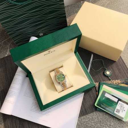 劳力士rolex女款蚝式日志型腕表！表壳直31毫米。采用904L不锈钢来锻造，具备高抗腐蚀性。搭配劳力士定制版2236蓝游丝全自动机械机芯性能极为稳定，抗震力强 - 点击图像关闭