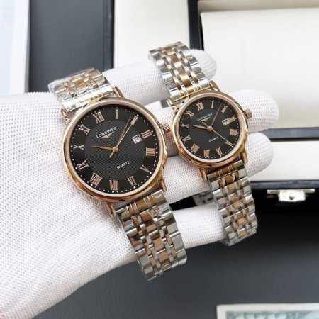 白壳 金壳 钢带+20浪琴-Longines 精品情侣腕表 经典三针设计 尊贵大气 绅士风范 卓越品质 热卖全城 采用进口石英机芯 顶级316精钢表壳 进口小牛 - 点击图像关闭