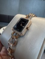 金白同价 香奈儿Chanel小方糖女士石英腕表，尺寸2126Mm.搭载进口石英机芯，方形多边形大切边度膜玻璃镜面，钻石切割工艺，始终保持无痕清透，搭配精钢链条表