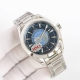 Sj出品 胶带 钢带 电镀圈+50 Mma 欧米茄 Omega 海马系列 Jr2 海马世界时220.92.43.22.99.001 1:表壳 正品模版开模与正品
