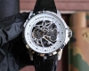 白壳 玫黑 罗杰 杜彼 ROGER DUBUIS 豪爵 Excalibur 王者系列 自动上链机芯，表壳：46毫米 , Sapphire crystal Car