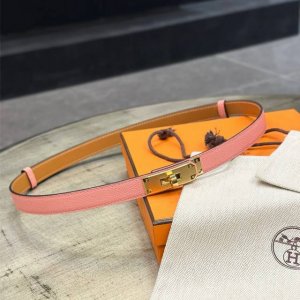 特 Hermes Kelly 18腰帶 精钢五金 Epsom原版皮