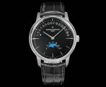 全新升级版Vacheron Constantin 经典之美品鉴江诗丹顿传承逆跳日历款腕表 型号4010U000R-B329 盘面设计独树一帜 功能简单实用 采用