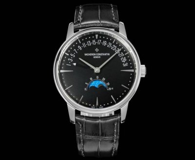 全新升级版Vacheron Constantin 经典之美品鉴江诗丹顿传承逆跳日历款腕表 型号4010U000R-B329 盘面设计独树一帜 功能简单实用 采用
