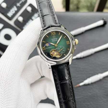 2022年 女装 欧米茄 Omega 精品女神腕表，优雅气质，时尚百搭，最新爆款。采用西铁城机械机芯，316精钢材质，进口真牛皮表带，蓝宝石玻璃，尺寸：直径30 - 点击图像关闭