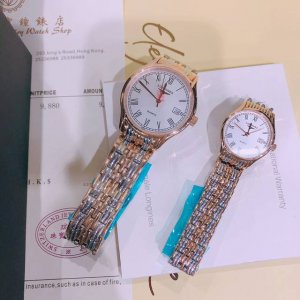 浪琴 律雅系列、情侣款....精钢表带 不掉色蓝宝石镜面石英机芯