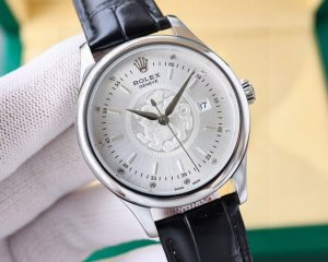 白 -金 爆款主推2025劳力士切利尼系列 Rolex 招财貔貅 升级版本 男士腕表 采用独特的表盘设计 搭配招财貔貅的3D立体感，整体效果更显高档奢华的劳力士