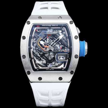 Richard Mille 理查米尔 Rm30-01系列 全自动机械机芯 40X50X16Mm 蓝光镜面 独特镂空表盘 夜光表盘指针 橡胶或尼龙表带 折叠扣 循 - 点击图像关闭