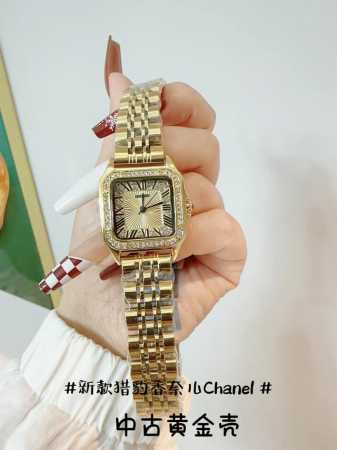 香奈儿chanel 猎豹手表，新款 钻石罗马刻度面 华丽而不羁，是panthère De 猎豹所传达的美学风格。它线条流畅，魅惑动人，柔软服帖于腕间，宛若在肌肤 - 点击图像关闭
