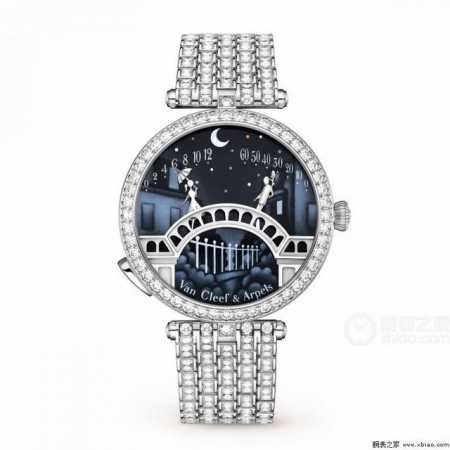 Van Eef&Arpels情人桥，外壳对版的新款式，性价比最高的版本！ 诗意复杂功能系列：恋人之桥最浪漫的手表 定制石英机芯 蓝宝石玻璃镜面 表壳直径约38M - 点击图像关闭