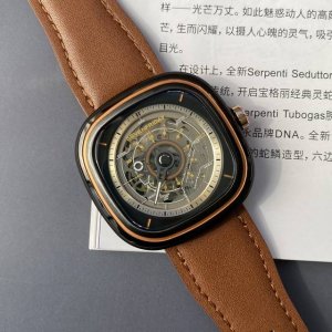 配盒 支持香港、美国直邮 独家新款，现货sevenfriday 七个星期五手表机械男表t2 02 ，7周年全新之作，新款比旧款更薄更轻，大小45.6X4 Mm