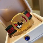 超可爱米奇到货！35Mm 3 古驰-Gucci中性款 Disney X Gucci Grip系列腕表 Disney X Guccidisney、精钢表壳、2个显