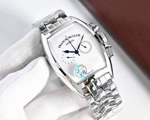 法兰克-Fran Muller表扣：316精钢针扣尺寸：直径40Mm 厚14.50Mm 法兰克Casablanca酒桶系列，一如既往Fm经典厚实的表壳，字面整合