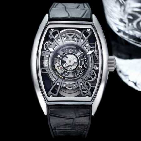 新表』Franck Muller 法穆兰 隆重推出Curvex Cx 中置大陀飞轮镂空腕表 Franck Muller全新推出中置镂空陀飞轮腕表，这是一枚体现F - 点击图像关闭