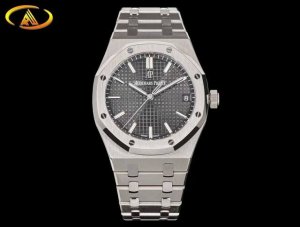 胶带 钢带 玫白同价 Apw王出品 Ap 爱彼皇家橡树50周年15510St系列震撼上线！ 新款15510移除了“Ap”金标，选择只保留爱彼的“Audemars