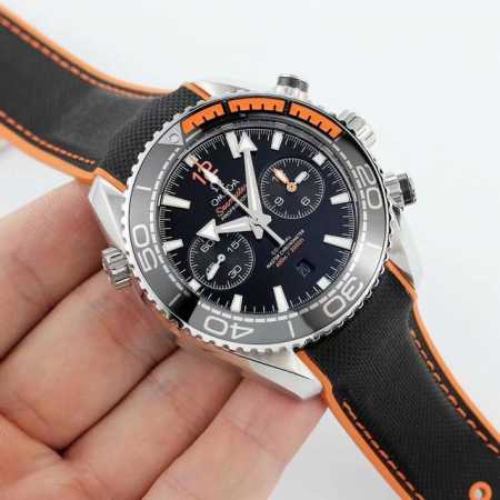 白 金 钢带100 Tw Factory 欧米茄全新海马系列，海马600米五针机械600M计时士男腕表 市面目前高最版本的计时腕表ho1 1:表壳拉身砂细腻洁白 - 点击图像关闭