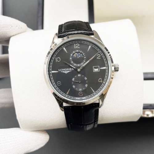 白壳 金壳 钢带+20 浪琴-Longines火爆新品 搭载全自动机械机芯 316精钢表壳 简约四针设计 简约时尚 优雅尊贵 矿物质强化玻璃镜面 真牛皮表带 商