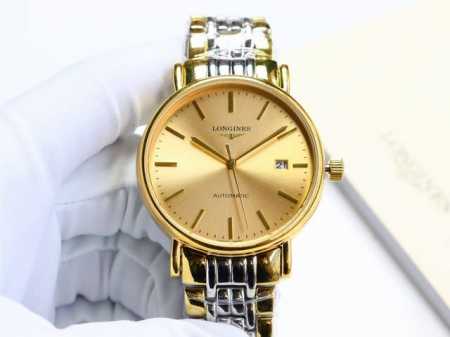 浪琴-Longines 瑰丽系列 多次反复修缮至完美 极致严格的质量保证。 确保采用原版式抛光和拉丝工艺，高硬度水晶镜面，更加透彻明亮，文字，典雅的精髓奥妙 全 - 点击图像关闭