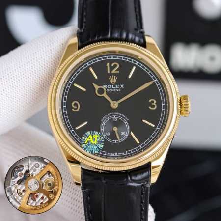 8+Factory 新增力作 超薄 克配重版二针半商务款 劳力士Rolex 恒动1 8型 尺寸：39Mm9.8Mm 独家定制改装Chronergy擒纵系统蓝色S - 点击图像关闭