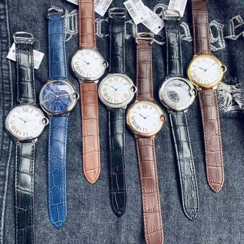 白 金340品牌:卡地亚 Cartier 系列:蓝气球系列 款式:经典制作 精品男士腕表,精雕细琢， 机芯:搭载多功能全自动机械机芯 壳套:顶级316精钢表壳