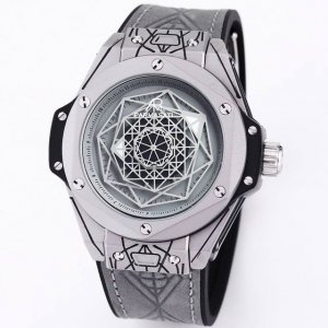 590Hublot 宇舶表Big Bang Sang Bleu全球限量刺青腕表 进口全自动上链机械度膜玻璃直径:43Mm 厚度:13Mm 爆款Max上升
