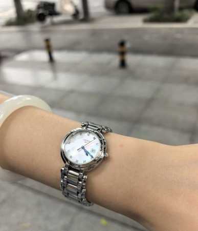 超级心动！浪琴心月白贝母拿下 浪琴心月L8.122.4.87.6 表径30Mm 女士石英腕表，上手绝美 - 点击图像关闭