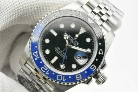 C 劳力士 Rolex Gmt格林尼治升级版。采用正品一致904L钢材，一体成形的陶瓷白金字体圈口与正品一致。全新3285一体机芯。同步正品Gmt针通过正反调时 - 点击图像关闭
