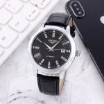 白： 间金： ，全黑： ，新款Longines -浪琴，简约时尚，商务休闲百搭腕表！全自动机械机芯，日历窗口显示，真空电镀，超强矿物质玻璃，精密防水，直径：42