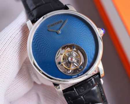 统一价： 卡地亚rotonde De Cartier Tourbillon Cadran Love陀飞轮腕表表壳精炼，为充满想象力的设计师提供了承载机械部件的理 - 点击图像关闭