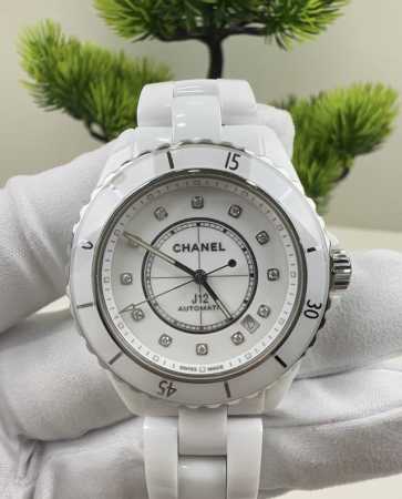 全套附件 香奈儿 Chanel J12 Caliber 12.1腕表，38毫米 H5705 自动上链机械机芯 白色陶瓷 38 X 12.6毫米 专柜价10 - 点击图像关闭