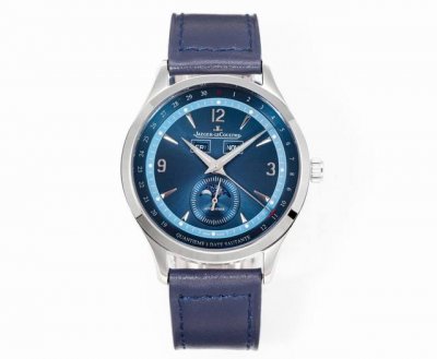 Jaeger-Lecoultre积家大师系列 Q4148420市场最高版本6点位真小秒 精彩细节 腕表尺寸40Mmx12Mm 薄而有质 1锅盖形表盘从侧面看是有