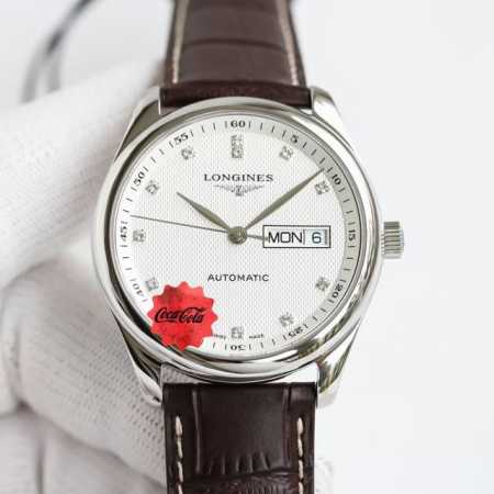 皮带 钢带 Kl工厂年末终极产品 终极版浪琴 Longines 名匠双日历l2.775都有哪些特点 搭载和正品机芯一致的亚洲eta2836-2自动机芯 正品型号 - 点击图像关闭