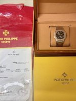 实拍:3K百达翡丽5712 搭载240真珍珠陀自动机芯 采用正面拉砂侧面抛光两种工艺组合 表径40×10.3Mm 重量135G