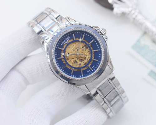 870品牌：浪琴-Longines 类型：男士腕表 壳套：顶级版316精钢L 表带：进口小牛皮表带/316L精钢表带 机芯：日本进口西铁城8215机械机芯 镜面