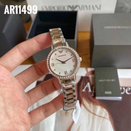 P490。 支持香港、美国直邮 正品？正品！配联保卡全国联保！ 阿玛尼Armani女表Ar11499，尺寸：32Mm，是女生就永远抵挡不住圈钻的诱惑，带上手腕的 - 点击图像关闭