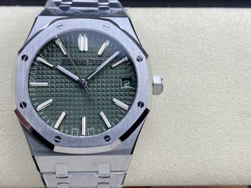 Zf厂出品 爱彼50周年纪念款15510全系列 41Mm全新的50Th Anniversary版本Ref. 15510St，一口气带来5款表盘颜色型号，包括：蓝