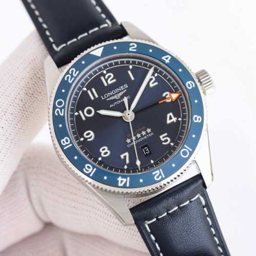皮带款 金壳 钢带50 新品 浪琴 Longines 推出全新Spirit 先行者系列 Zuiu Time腕表！Mk2 1直径42毫米，磨砂字面、磨砂陶瓷圈口，