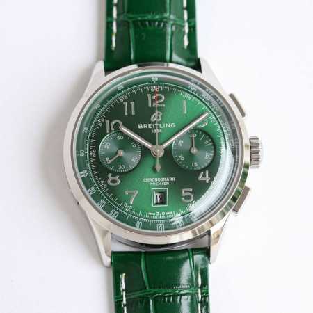 Sj出品 Tw新品 百年灵 璞雅b01计时腕表premier B01 Chronograph 吴彦祖同款 Bn5 材质： 316L精钢 直径： 42毫米 厚度： - 点击图像关闭