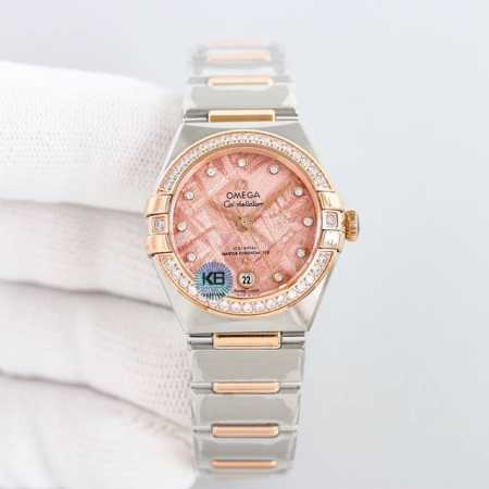 白钢 间金 全金 带钻加50 新品引领第五代欧米茄星座 29Mm 完美之作！原装拆解，全方位同步官方！更细致入微的美学设计和更人性化细节！搭载8700同轴机芯 - 点击图像关闭