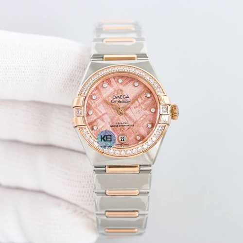 白钢 间金 全金 带钻加50 新品引领第五代欧米茄星座 29Mm 完美之作！原装拆解，全方位同步官方！更细致入微的美学设计和更人性化细节！搭载8700同轴机芯