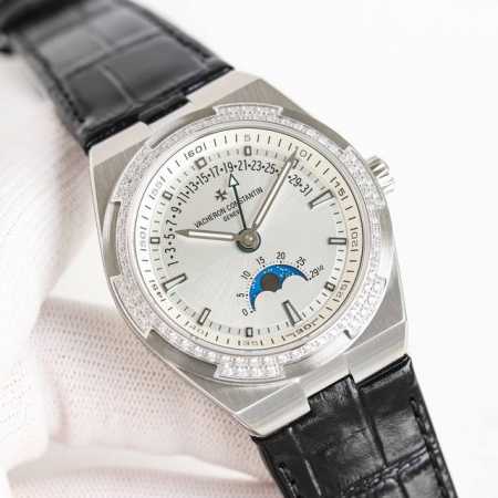 皮 胶 钢 同价，白 -金 钻+50 江诗丹顿 Vc -Vacheron Constantin 经典之美品鉴江诗丹顿 纵横四海系列 众横四海系列 逆跳日历款腕表 - 点击图像关闭