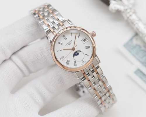白壳 金壳30 2024年 博雅 最新品 Longines浪琴官方博雅系列腕表 底盖-吊牌-保卡 三码合一 见证爱的奇迹时刻时尚潮流女腕表，采用进口日本机芯，进