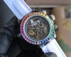 新品劳力士Rolex 迪通拿镂空系列 316L精钢表壳 尺寸43Mm 矿物质镀膜玻璃耐磨 超强夜光 日本多功能计时石英机芯 进口橡胶表带 原装扣 爱不释手的劳力