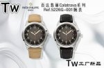 Tw2025新品 百达翡丽Calatrava系列Ref.5226G-001腕表 表径40Mm，316精钢表壳，侧缘雕饰巴黎钉纹，灰色表盘流露复古韵味，边缘呈黑色