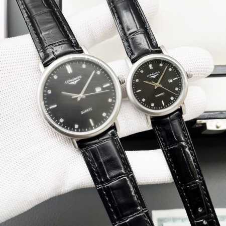 白壳 金壳 钢带+20浪琴-Longines 精品情侣腕表 经典三针设计 尊贵大气 绅士风范 卓越品质 热卖全城 采用进口石英机芯 顶级316精钢表壳 进口小牛 - 点击图像关闭