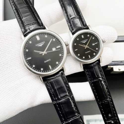 白壳 金壳 钢带+20浪琴-Longines 精品情侣腕表 经典三针设计 尊贵大气 绅士风范 卓越品质 热卖全城 采用进口石英机芯 顶级316精钢表壳 进口小牛